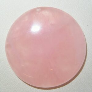 1 Pc AAA Quality Rose Quartz 17mm Round Cabochon Gemstones |