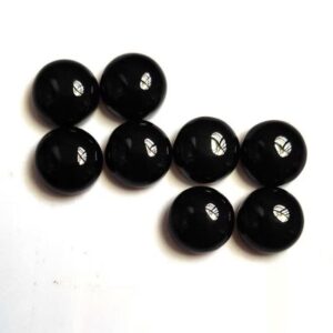 10 Pcs AAA+ 3mm Top Quality Black Onyx Round Calibrated Gemstones | AAA+ Top Quality Black Onyx 3mm Round Black Onyx Cabochons Lot |