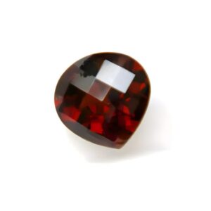 1 Pc AAA+ Quality 8mm Natural Garnet Herat shape Checker Cut Gemstone |