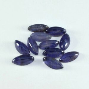 AAA Quality Iolite Marquise Cabochon Gemstone | AAA Quality Iolite 3x6mm, 4x8mm Marquise Gemstone Cabochon Lot |