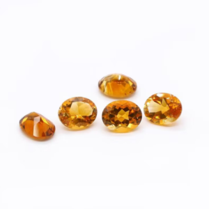 citrine oval faceted primary